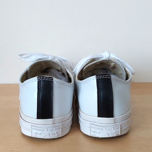 Converse x Comme des Garçons PLAY white leather sneakers - Picture 4 of 16
